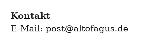 E-Mail-Adresse für Kontakt (als Bild zum Schutz vor Spam)